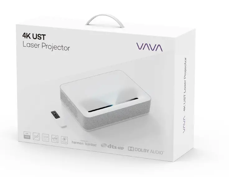 VAVA VA-LT002 Projecteur TV laser 4K UHD à focale ultra-courte : critique
